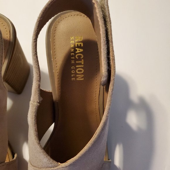 Kenneth Cole Reaction Tan Suede Shoes Size 7 - Picture 5 of 9